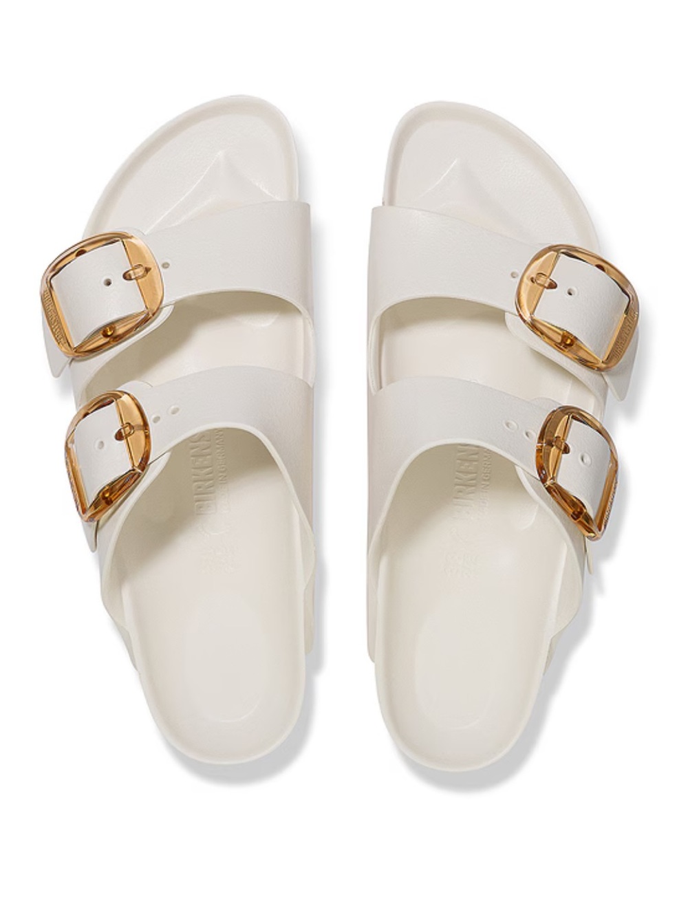 Birkenstock Arizona Big Buckle Eva Sandals Eggshell White birkenstocks shoes 39